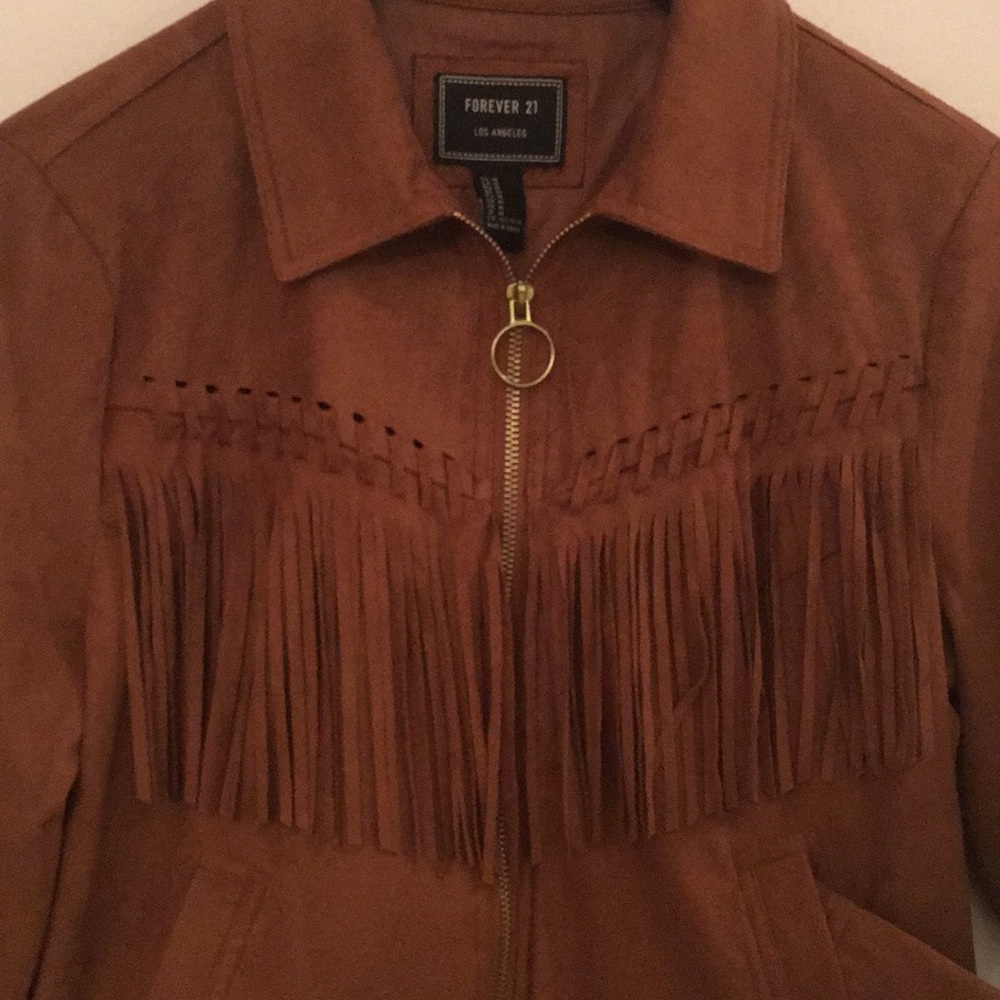 Faux Suede Jacket